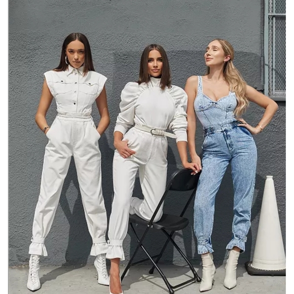 Culpos X INC Demin Bodysuit - Picture 2 of 7